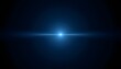 © Vera Kokorina - Soft blue lens flare effect on a dark background for a serene visual experience