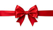 © Irina - Red ribbon bow for decorating gifts for Christmas, New Year, birthday, Valentine's day, holiday