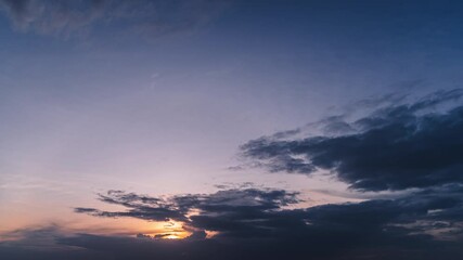 Wall Mural - 4k dramatic sky with clouds,Time lapse sunset sky cloud Red purple cloudscape time lapse background Dark red purple sunset sky cloud timelapse background day night Dramatic sunset sky