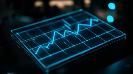 Poster - Modern Graph Visualizing Data Trends and Analysis
