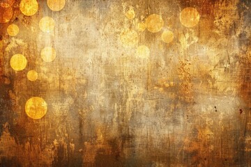 Gold Grunge Texture. Background of Autumn Colours on Vintage Wall