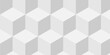 © armans - Abstract white and gray geometric style minimal blank cubic. Geometric pattern illustration mosaic, square and triangle wallpaper. seamless triangles shape mosaic backdrop art texture vector grid.