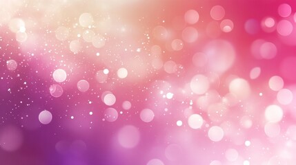 Fototapete - Soft Pink and Purple Bokeh Background for Design