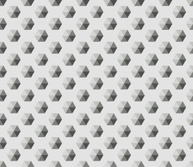 Wall Mural - vector illustration of seamless geometric pattern. aesthetic tile. factory-style decor.