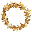 © Maestro - Golden laurel wreath with intricate leaf design