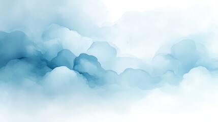 Wall Mural - the sky is blue and cloudy