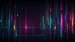 © Sergey - Abstract technology background with glowing lines and particles. 3d illustration, Abstract digital wave technology with flowing particles