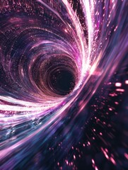 Wall Mural - galaxy vortex in a cosmic spiral.