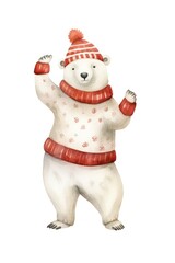 Wall Mural - figurine snowman winter white.