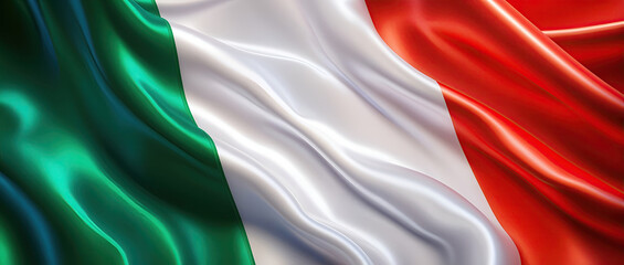 Wall Mural - Italian flag for national Day or Independence Day of Italy