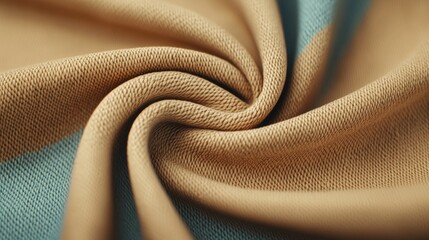 Close-up of soft, textured fabric with a subtle swirl.