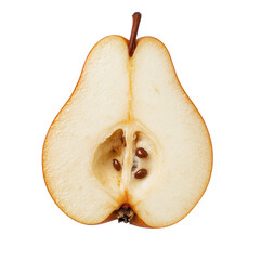 Wall Mural - Exposed seed smooth half cut pear