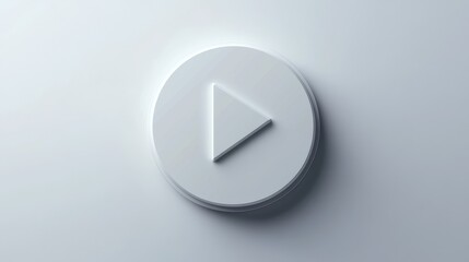 Wall Mural - power play button start classy elegant stylish intro introduction pastel colours soft