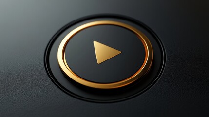 Wall Mural - power play button start classy elegant stylish intro introduction