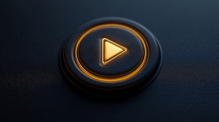 Wall Mural - power play button start classy elegant stylish intro introduction