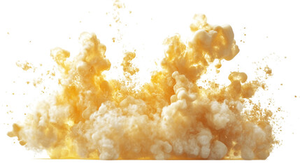 Poster - gold smoke isolated. PNG