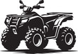 © Md Hasan - ATV Quad bike vehicle silhouette vector illustration isolated on a white backgroundquadbike, quad bike, quadbike illustration, quadbike silhouette, atv, atv bike, action, dangerous, extreme, motor,