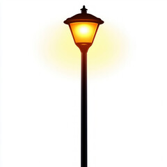 Sticker - Lamp Post Isolated