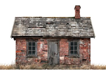 Wall Mural - Brick cabin architecture building countryside.