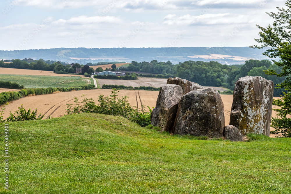 The Coldrum Long Barrow also known as the Coldrum stones near ...