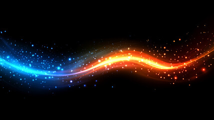 futuristic abstract image depicting digital data flows and binary code, representing technology, information processing, and advanced data systems
