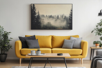 Wall Mural - modern living room