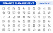 © artnazu - Finance Management Icon Set. Professional and sleek icons for budgeting, expense tracking, and investment management, ideal for finance apps, tools, and platforms.