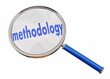 © iQoncept - Methodology Magnifying Glass Word Technique Process System 3d Illustration