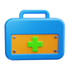 Poster - First Aid Kit 3d Render Icons