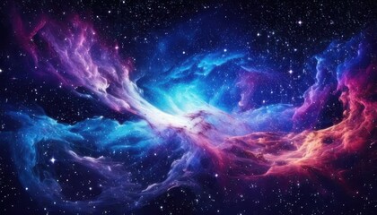 Wall Mural - galaxy background