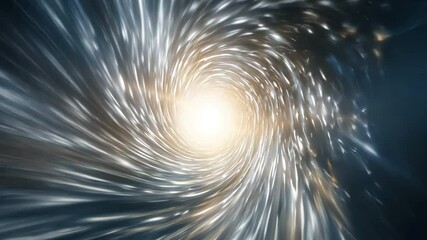 Leinwandbilder - Celestial Vortex: Abstract swirl of light and energy, cosmic tunnel, vibrant colors, galactic spiral, futuristic background 