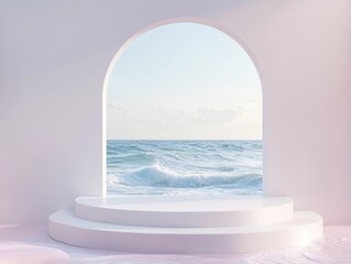 Wall Mural - Ocean View Archway.