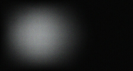 Wall Mural - grainy grey silver abstract background with white black gradient with copy space for design