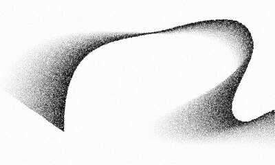 Fototapete - Dotwork abstract background, black grain texture, Abstract stipple sand effect, gradient backdrop from dots. Vector illustration.