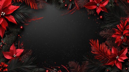 Wall Mural - create a beautiful christmas wallpaper with a festive background