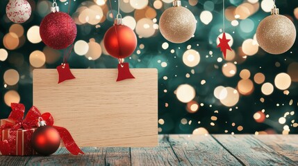 Wall Mural - create a stunning christmas wallpaper with a festive background