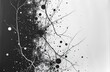 © Sergey - Abstract Black and White Grunge Art with unique splashes and captivating bokeh effects