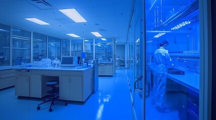 Fototapete - Explore innovative laboratory design features that enhance risk factor research and optimize scientific outcomes