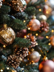 Wall Mural - png christmas line horizontal border backgrounds plant tree.