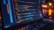 © Zahfran - Software coding on a computer with lines of code visible on the screen