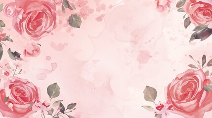  pink rose background: A Symphony of Delicate Beauty，this pink rose background is sure to add a touch of charm.