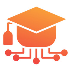 Sticker - Education Technology Icon