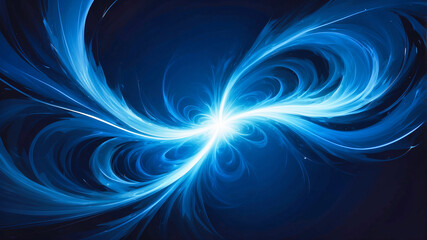 Wall Mural - Blue abstract futuristic technology, cloud and data background