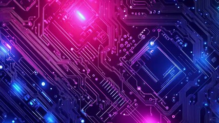 Wall Mural - futuristic technology concept. abstract circuit board background. abstract digital technology. high-