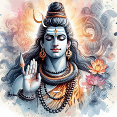 God Shiva background image