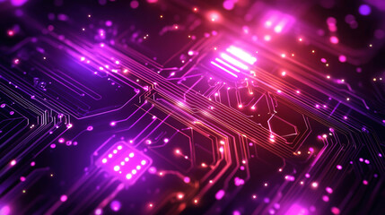 Wall Mural - futuristic technology concept. abstract circuit board background. abstract digital technology. high-
