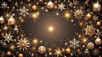 Wall Mural - Glittering holiday colors on dark background, glitter, sparkle, festive, shiny, celebration, red, green, gold, silver