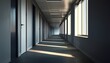 © Iryna - An empty office corridor in a soft light.