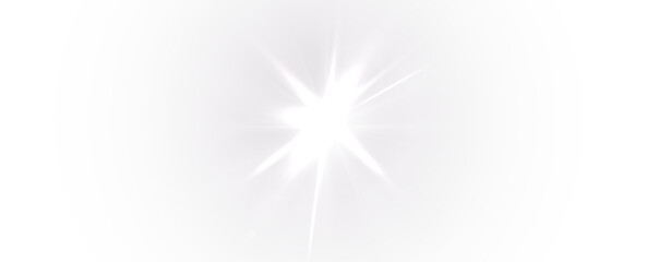 Wall Mural - png light effects. png isolated white transparent light effects, glare, explosion, sparkle, dust, li