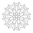 © Kausar_Hasan - Flower Mandala, Vintage decorative elements, tattoo design, vector file